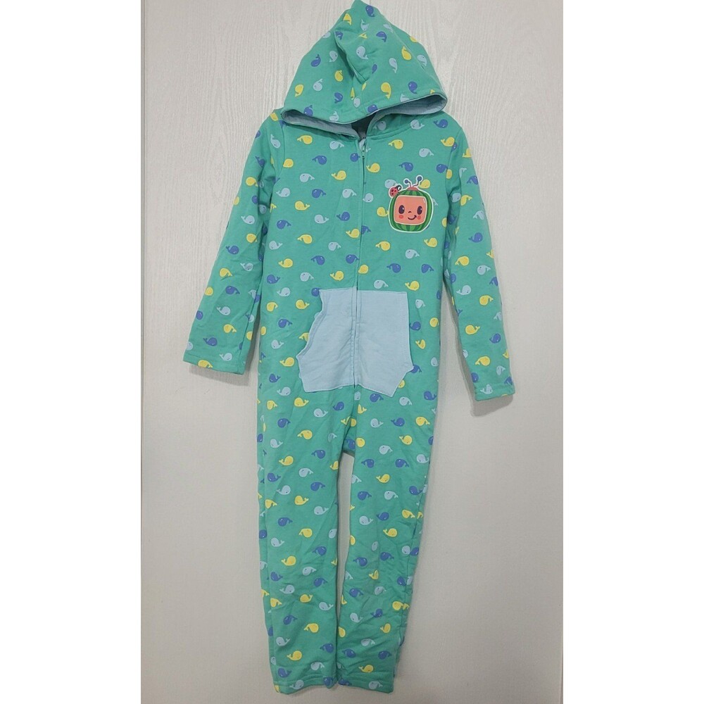 CoComelon Fleece Zip Up Coverall Size 5T